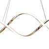 Миниатюра фото подвесной светодиодный светильник escada knot 10236/1led gold | 220svet.ru