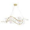 Миниатюра фото подвесная люстра crystal lux colibri sp6 gold | 220svet.ru