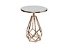 Миниатюра фото стол журнальный с мраморной столешницей garda decor 2kf111037-g | 220svet.ru