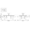 Миниатюра фото потолочная люстра lightstar rullo (571728+214436-4+214487-4+202431-8) lr7283648741 | 220svet.ru