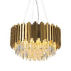 Миниатюра фото подвесная люстра barclay l6 gold | 220svet.ru