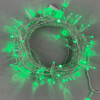 Миниатюра фото гирлянда нить с колпачком 10м зеленая 24в, 100 led, провод прозрачный пвх, ip65 ltc pst100cap-10-1g | 220svet.ru