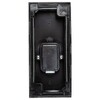 Миниатюра фото уличный настенный светильник uniel uul-p42a 2х6w/gu10 ip65 black ul-00010513 | 220svet.ru