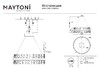 Миниатюра фото подвесной светодиодный светильник maytoni mirage mod173pl-l45bs3k | 220svet.ru