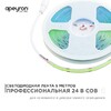 Миниатюра фото лента apeyron 14w/m 512led/m cob зеленый 5m 218оо | 220svet.ru