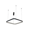 Миниатюра фото подвесной светодиодный светильник italline black 3000k | 220svet.ru
