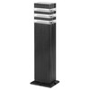 Миниатюра фото светильник садово-парковый feron.one dh0808-p, столб,  gu10 220-240v, черный пластик | 220svet.ru