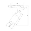 Миниатюра фото трековый магнитный светодиодный светильник elektrostandard 85524/01 a069471 | 220svet.ru