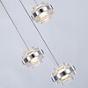 Миниатюра фото подвесной светильник delight collection md22030002-3a chrome/clear | 220svet.ru
