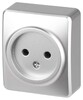 Миниатюра фото розетка эра эксперт 11-2201-03 2p ip20 16a-250в оу алюминий б0063033 | 220svet.ru
