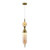 Миниатюра фото подвесной светодиодный светильник moderli candle v10915-pl | 220svet.ru