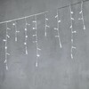 Миниатюра фото гирлянда бахрома с колпачком 3,1 x 0,5 м белая 220в, 120 led, провод прозрачный пвх, ip65 ltc pil120cap-10-2w | 220svet.ru