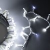 Миниатюра фото гирлянда нить шатровая с колпачком 10м белая с мерцанием белого диода, 300 led, провод белый каучук ltc pst300blwcap-18-2w | 220svet.ru