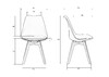 Миниатюра фото стул обеденный dobrin jerry soft lmzl-pp635-n_lb-tr_p-b-03-11152 | 220svet.ru