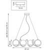 Миниатюра фото подвесная люстра lightstar globo 803167 | 220svet.ru