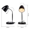 Миниатюра фото настольная лампа эра n-116-е27-40w-bk б0047201 | 220svet.ru
