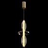 Миниатюра фото подвесной светодиодный светильник crystal lux quasar sp14w led amber | 220svet.ru