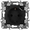Миниатюра фото розетка эра серия 12 12-4108-05 2p+e 16a-250в со шторками с usb type-a+c 5в-3а антрацит б0067707 | 220svet.ru