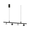 Миниатюра фото корпус подвесного светильника поворотный ambrella light diy spot sbk черный песок c9002 | 220svet.ru
