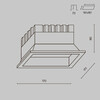 Миниатюра фото встраиваемый встраиваемый светильник maytoni okno dl056-24w3-4-6k-w | 220svet.ru
