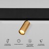 Миниатюра фото трековый светодиодный светильник elektrostandard dim cantors 85071/01 латунь a063531 | 220svet.ru