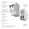Миниатюра фото автоматический выключатель 2p 10a c 6ка werkel w902p106 | 220svet.ru