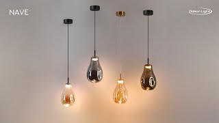 Миниатюра фото подвесной светильник светодиодный odeon light nave 5098/4lc черный | 220svet.ru