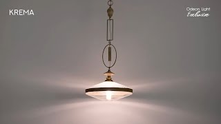 Миниатюра фото подвесной светильник odeon light krema 5441/1b сатинированная латунь | 220svet.ru