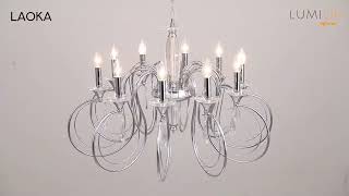 Миниатюра фото бра lumion laoka 8032/2w хром | 220svet.ru